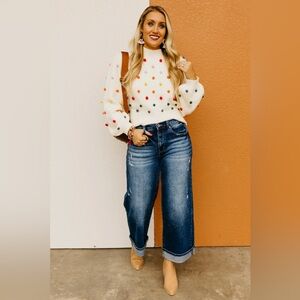 Davi&Dani Saanvi Pom Pom sweater